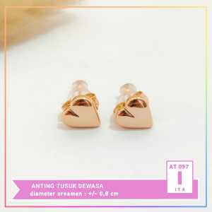 Cute Jewelry Anting Dewasa Tusuk kupu Kupu Cantik Permata Zirkon Anting Wanita Murah AT 097