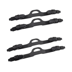 Adjustable Replacement Fin Straps with Quick Releasing Buckles Nonslip Rubber Texture Suitable for Scubas Diving Comfort