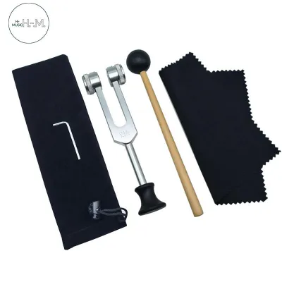 Hi - MUSIC-1Set Tuning Fork 528HZ Aluminum Alloy With Mallet For Healing Chakras Sound Therapy Maintaining Perfect Harmony Of Body Mind And Spirit