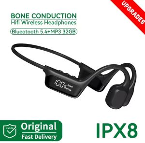 【ผลิตภัณฑ์ใหม่ออกสู่ตลาด】2025 ใหม่ BY33 bone conduction คู่มือกระดูกไร้สายชุดหูฟังบลูทู ธ ว่ายน้ำหูฟังไร้สายบลูทู ธ กันน้ำหูฟังกีฬากลางแจ้ง IPX8 กันน้ำ 32G For Xiaomi Sony ios MP3 กีฬากลางแจ้งลดเสียงรบกวนหูฟังกับเบสสำหรับการวิ่งขี่จักรยานและการออก