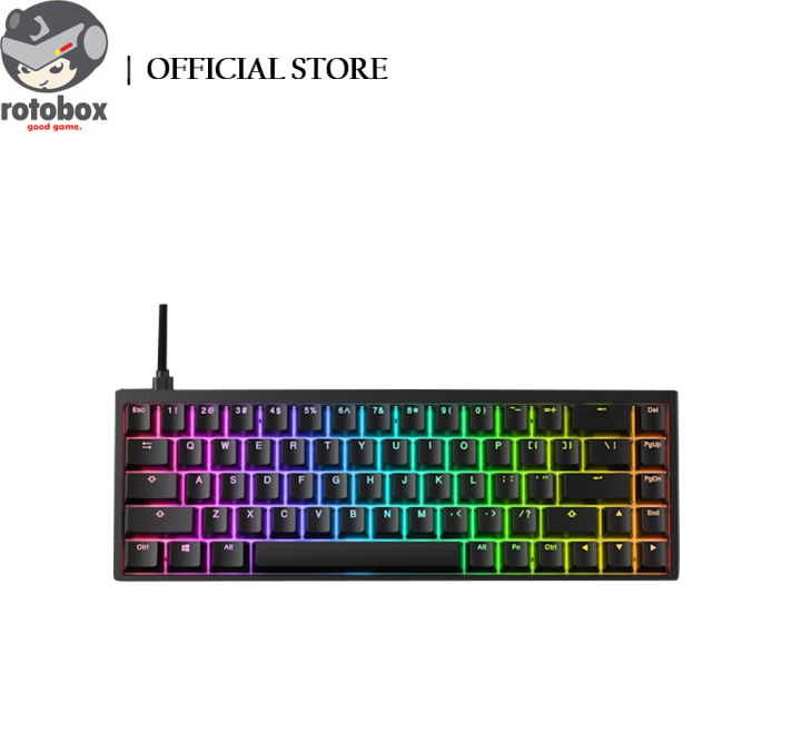 Endgame Gear KB65HE Hall Effect/Rapid Trigger Aluminum Gaming Keyboard ...