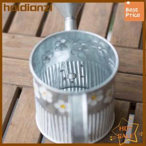 haidianzi Vintage Iron Flower Pot Desktop Flower Vase Plant Flowerpot Balcony Plant Bucket