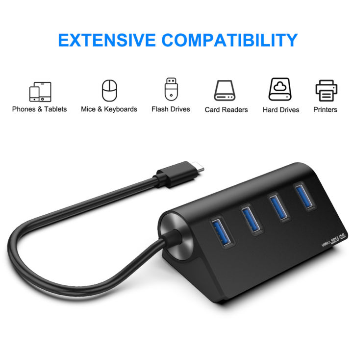 Stesen Dok Desktop Usb Flash Drives 10Gbps Usb 3.1 Gen 2 Jenis C Hub ...