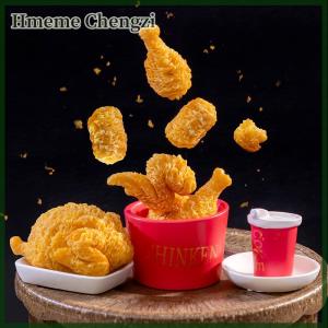 Hmeme Creative Simulation Fried Chicken Scene Ornaments Funny Simulation Food Small Ornaments Home DIY Decoration Resin Ornaments
