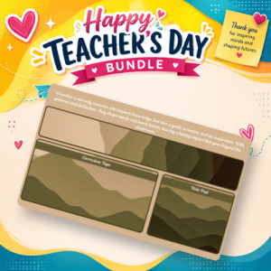 Teachers day Bundle Gift Idea - Pen Correction Tape & Notepad for Teachers