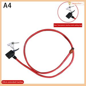 yangyuhua 70 80 120CM Bike Air Pump Extension Tube Pump Bicycle Hose Air Pump Connector Bike Air Pump Tire Inflator Nozzles Accessories