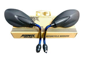 Gương chiếu hậu Cặp Kính kiểu YAZ chân Xi 7 màu Titan KINGDRAG gắn mọi loại xe máy Exciter Sirius Winner Sonic Wave Dreem