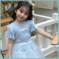 ABCKIDS Girls Princess Sleeves Shirt and Balloon Skirt Top and Skirt SET Cute OOTD Kuromi MyMelody. 