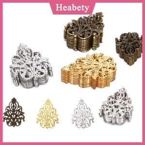 Heabety 20pcs mix Filigree thủ công Hollow DIY embellishments phát hiện trang sức phụ kiện