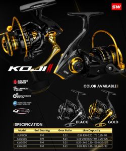 KATANA - Reel Spinning Koji II Generasi 2 PH 1000 s/d 4000 SW