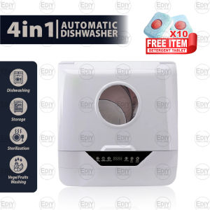 【NEW】 Table Top Fully Automatic Smart Dishwasher Machine High temperature drying Sterilization Disinfection Bowl Plate 洗碗机