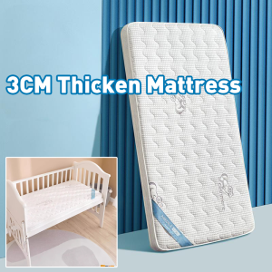 Solid Wooden Crib for Baby with Mattress Set Wheels Mosquito Net 120Cm/106Cm Wooden Baby Bed