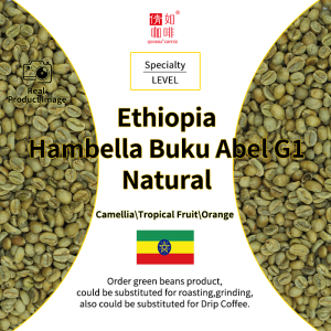Ethiopia Green Coffee Beans Sidamo Natural Buku Abel G1 1Kg Unroasted