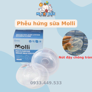 Phễu hứng sữa Molli kèm hộp đựng (Hộp 2 chiếc)