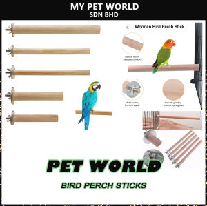 Pet World Bird Perch Stick / Bird Rest Wood Stick / Bird Perch Wood Stick