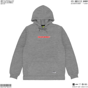 KIZARU Hoodie Sweater Little Logo MISTY GREY