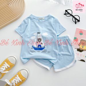 [Deal Hot] Đồ Bộ Quần Áo Mặc Nhà Cho Bé Gái Bé Trai Minky Mom Set Đồ Bộ Minky Mom Cho Trẻ Em Bé Gái Bé Trai HUG ME Bé_Xinh_Shop