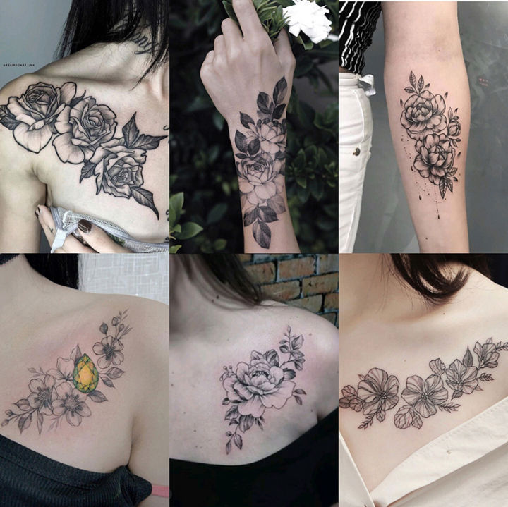 Set 30 Miếng Dán Hình Xăm Nước Dán Tatoo Xăm Tạm Thời - 9558