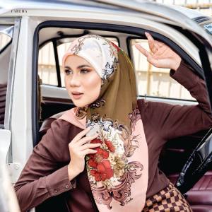 ⭐FAREHA Clearance Bawal Anti Kedut Korean Chiffon BAK SE Back to Floral Nagisa La Petite Fleur Srikandi Raya
