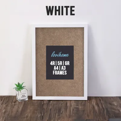 Wooden Picture Frame Lightwood Photo Wall Pinewood Rosewood Walnut Decoration