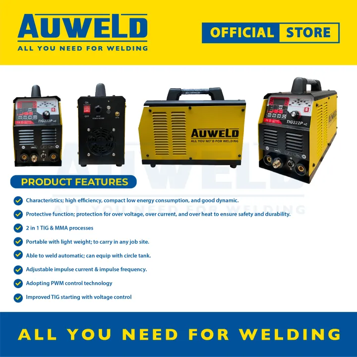 AUWELD%20TIG222P+C%20DIGITAL%20PULSE%20WELDING%20MACHINE%201PH/220V%20-%20Image%204