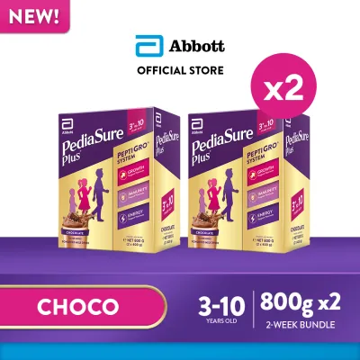 Pediasure Plus 3+ Chocolate 800g for Kids Above 3 Years Old Bundle of 2