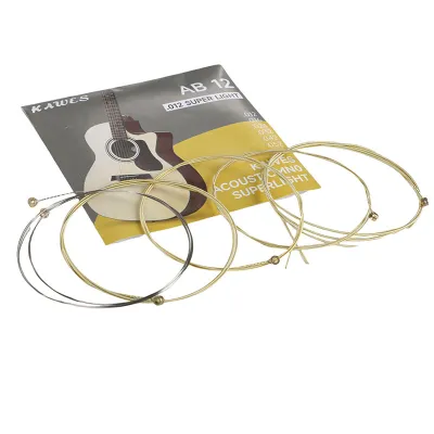 6pcs Acoustic Guitar Strings 010 /012Guitar Strings with pick