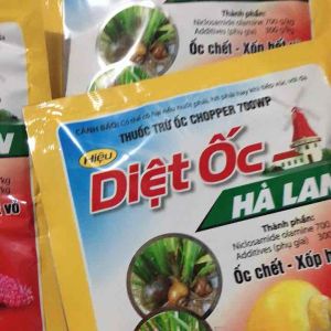 CHẾ PHẨM THUỐC DIỆT ỐC BƯƠU VÀNG HẠI LÚA VÀ RAU MÀU(GÓI 25)