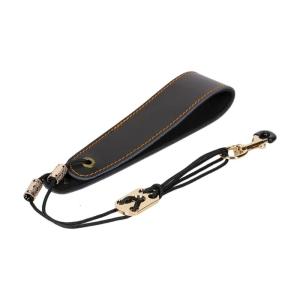 Professional Leather Clarinet Shoulder Strap Adjustable Cushioned Design for Saxophone and Electric Wind Instrument