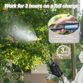 5L Shoulder Pesticide Sprayer Electric Backpack Sprayer USB Rechargeable Lawn Sprinkler Multi-Function for Lawn Watering. 