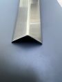 Nẹp V inox Trắng Xước, dày 0.6li, thanh dài 2m44, Nẹp inox chữ V hàng 304, nẹp sàn gỗ, ốp góc tường. 