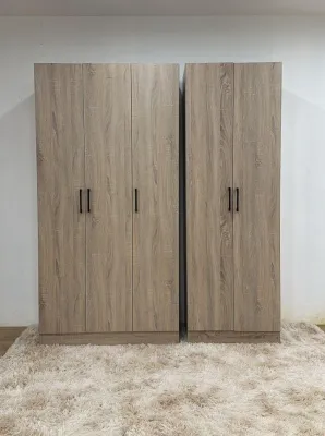 Siap Pasang Almari Baju 2 Pintu / 3 Pintu Wardrobe 2 Doors 3 Doors
