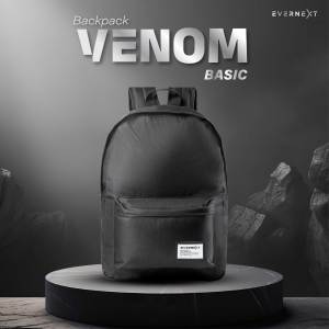 EVERNEXT - TAS RANSEL PRIA TAS SEKOLAH KULIAH PRIA WANITA TAS KERJA BACKPACK LAPTOP VENOM BASIC