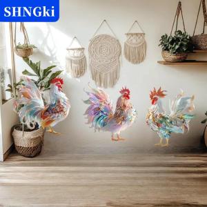 [COD] 🔥🔥🔥SHNGki Acrylic Hoa Trang Trại Gà Dậu Móc Chìa Khóa Keychain Túi Phim Hoạt Hình Đồ Trang Sức Cho Phụ Nữ Cô Gái Chủ Xe quyến rũ