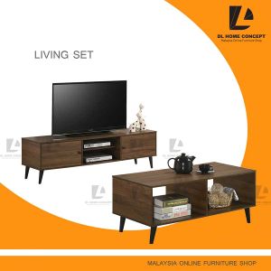 DL Home Concept TV Cabinet + Coffee Table Set