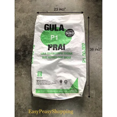 Used Recycle Sugar Bag 50KG / Beg Guni / Beg Simpan Barang (READY STOCK)