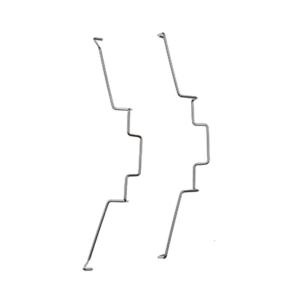 CPU Radiator Fan Hook Fixed Bracket Fan Buckle Elastic Stainless Steel Fan Buckle 2Pcs/ Set