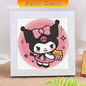 J.D. ครอสติสคริสตัล สติกเกอร์เพชร ของเล่นฝึกสมาธิเด็ก สติ๊กเกอร์ พร้อมกรอบรูป Diamond Painting