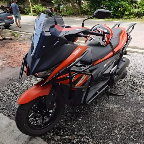 YAMAHA AEROX 155 ( V1 | V2 | V3 ) - HALF CRASH GUARD ( POWDER COAT ...