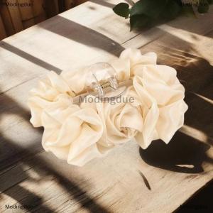 [COD] Modingdue 1Pcs Chiffon Flower Bow Hair Claw ClipLarge Jaw Clips for Thick HairNo-slip Fashion Summer Hair Accessory for Women