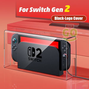 🇸🇬[READY STOCK] 2025 for Nintendo Switch 2 Dust Cover Acrylic Dustproof Cover Transparent Protective Case Storage Box for Nintendo Switch 2 NS Oled Game Console Accessories