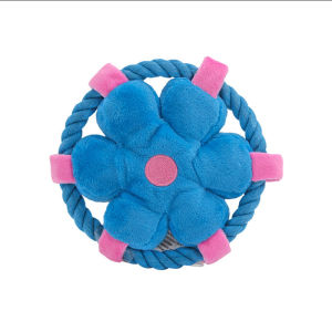 AIMAYAPET Plush Sound Interactive Puppy Frisbee Teeth Grinding Dog Training Toy Dog Training Toys Throwing Toy