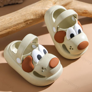 Children Slippers Summer Boys Girls Clogs Shoes Dog Solid Cartoon Animal 3D EVA Soft Kids Beach Slippers Outdoor Toddler Sandals2026