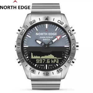 North Edge GAVIA Sports watch high pressure deep diving smart watch double display waterproof watch better than a smart band for men and women