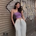 Áo bra nữ không dây quấn ngang ôm body freesize màu đen, trắng 1sizeshop. 