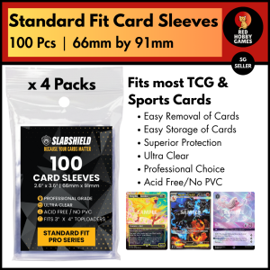 Ultra Clear Card Sleeves | SlabShield Pro Series | Trading Card Games & Sport Cards