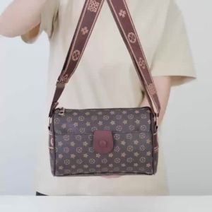 Yvon Monogram Classic Functional Sling messenger bag for women Fashion Leather Good Quality #2039