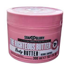 Soap & Glory The Righteous Butter Moisturizing Body Skin Hydration Body Moisturizer with Vitamin E Rich Body Cream 300mL