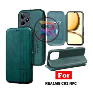 Realme C53 nfc Case Flip Magnet Dompet Motif Triple x Flip Cover Leather Premium Casing HP