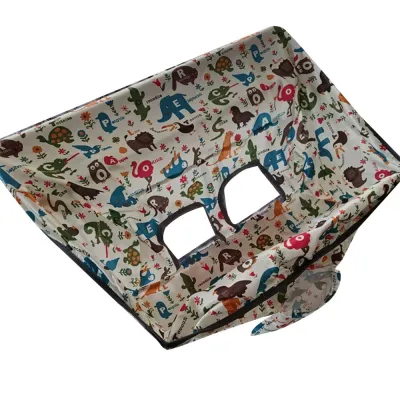 MAELIN Cartoon Shopping Cart Cover Anti-Dirty Waterproof Kids Seat Cushion Item Portable Children Infant Dining Chair Cushion for Grocery Supermarket Traveling